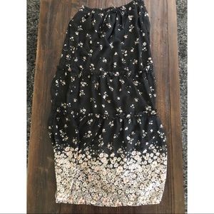 5 for $25 Floral Maxi Skirt